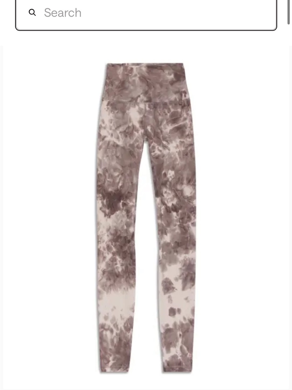 lululemon athletica Taupe Tie-Dye High-Rise Leggings size 4/6